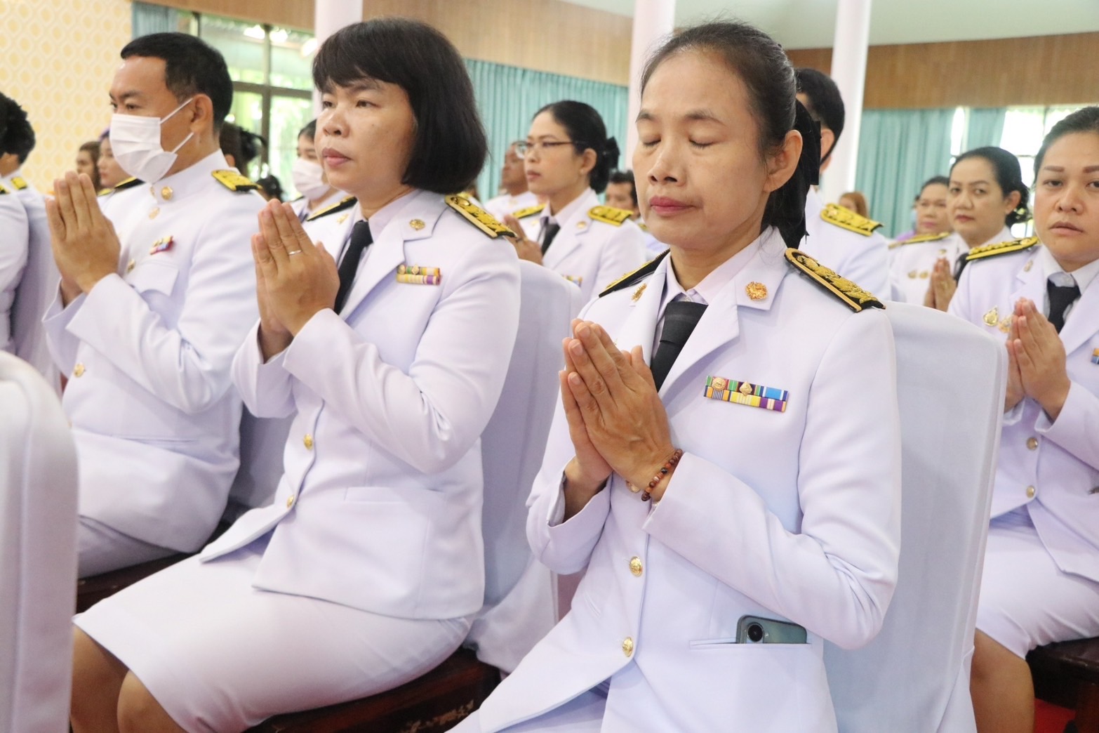 …พช.นครนายก ร่วมพิธีเจริญพระพุทธมนต์และทำบุญตักบาตรเพื่อถวายเป็นพระกุศลแด่ พระเจ้าวรวงศ์เธอ พระองค์เจ้าโสมสวลี กรมหมื่นสุทธนารีนาถ เนื่องในโอกาสวันคล้ายวันประสูติ 13 กรกฏาคม 2567