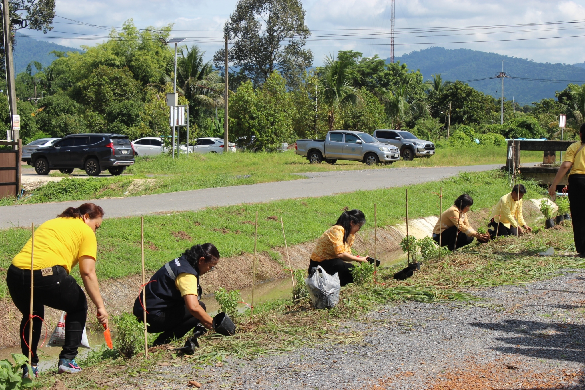 จังหวัดนครนายก ดำเนินกิจกรรม “เส้นทางนี้มีผล ผู้คนรักกัน ปันสุข” เพื่อขับเคลื่อนกิจกรรมต่อยอดและขยายผลการน้อมนำแนวพระราชดำริ ของสมเด็จพระกนิษฐาธิราชเจ้า กรมสมเด็จพระเทพรัตนราชสุดาฯ สยามบรมราชกุมารี สู่ปฏิบัติการปลูกผักสวนครัวเพื่อสร้างความมั่นคง ทางอาหารอย่างต่อเนื่อง