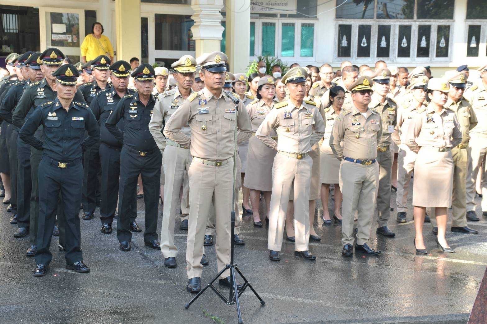 …พช.นครนายก เข้าร่วมกิจกรรมเคารพธงชาติ และร้องเพลงชาติ ประจำเดือนสิงหาคม 2567 จังหวัดนครนายก