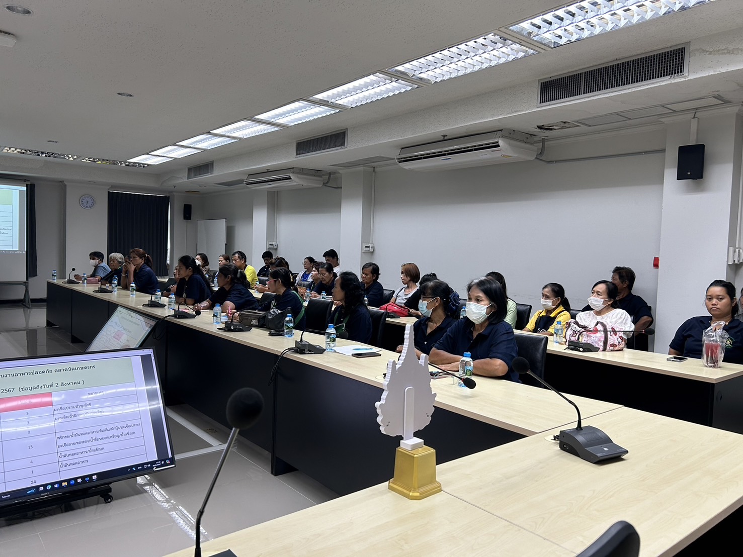 …พช.นครนายก ร่วมประชุมผู้ผลิต ผู้ประกอบการ OTOP ตลาดนัดคนไทยยิ้มได้