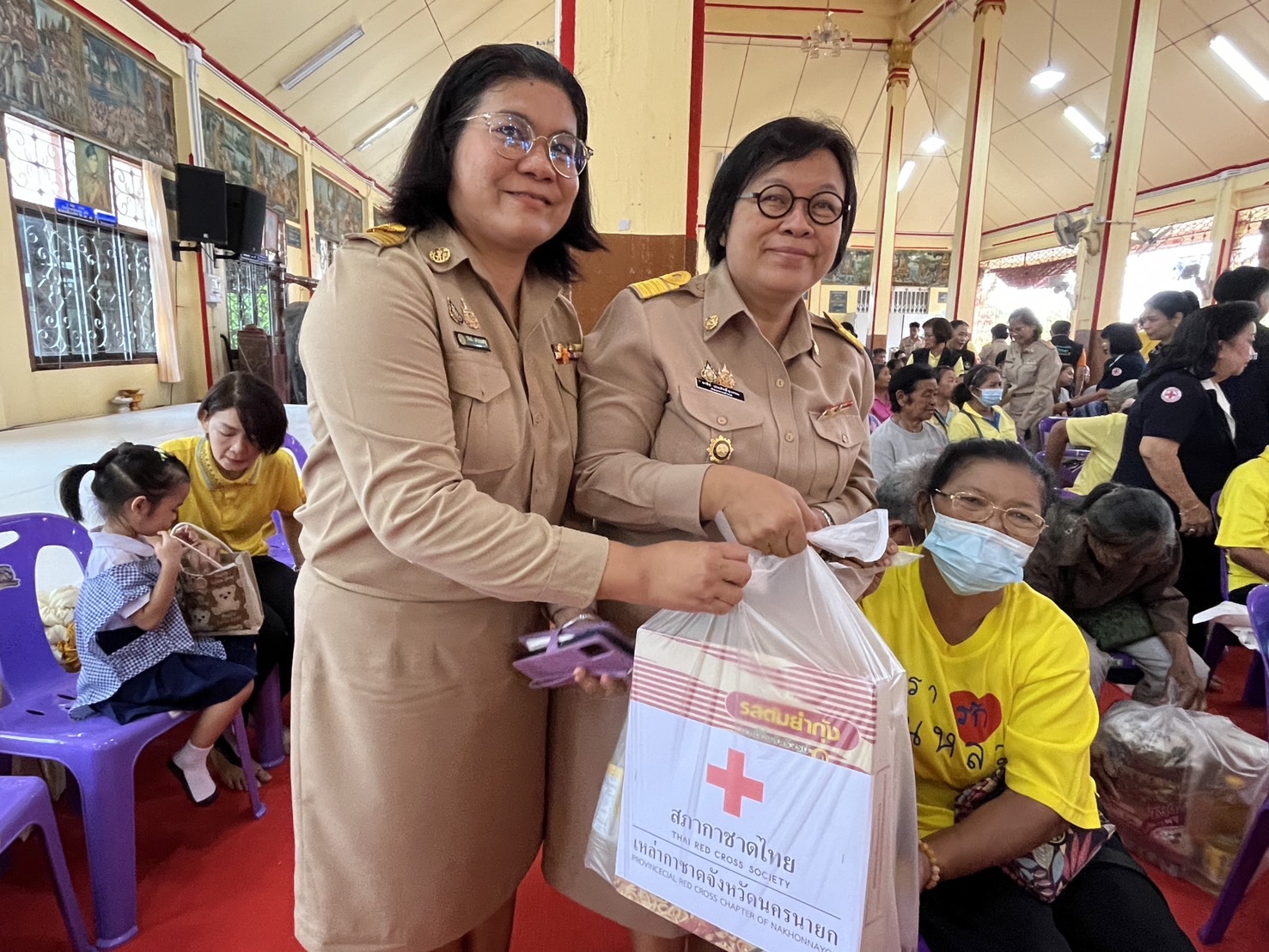 📣📣พช.นครนายกร่วมโครงการ “หน่วยบำบัดทุกข์ บำรุงสุข สร้างรอยยิ้มและความปรองดองสมานฉันท์ให้ประชาชน จังหวัดนครนายก”