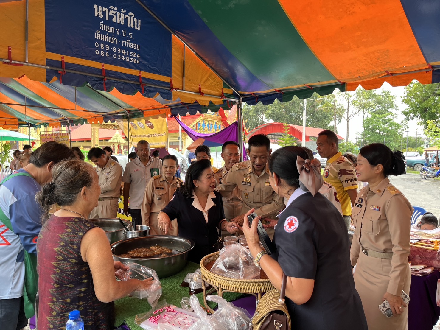 📣📣พช.นครนายกร่วมโครงการ “หน่วยบำบัดทุกข์ บำรุงสุข สร้างรอยยิ้มและความปรองดองสมานฉันท์ให้ประชาชน จังหวัดนครนายก”