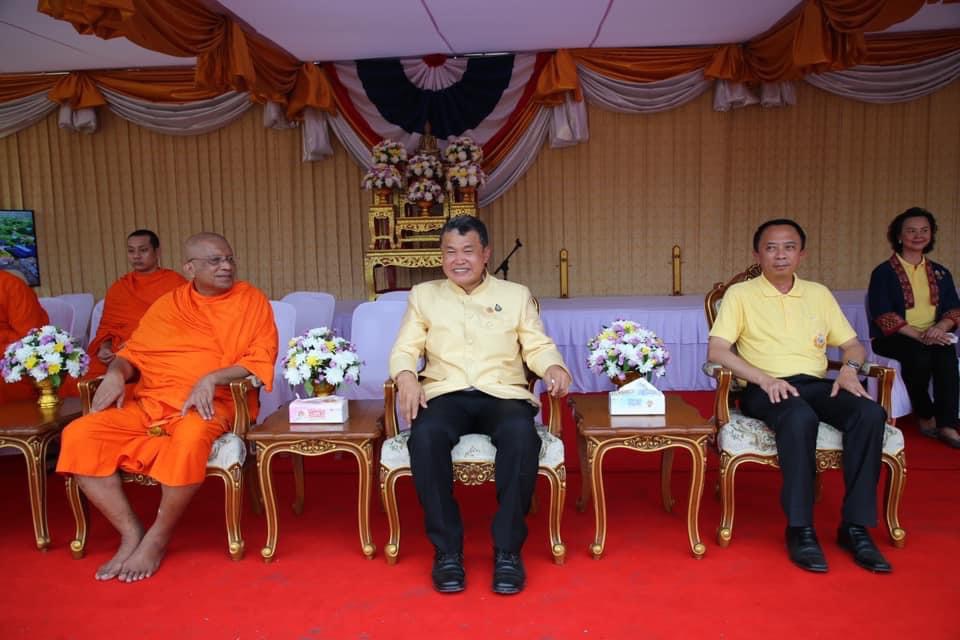 ….ปลัดกระทรวงมหาดไทย เปิดกิจกรรม kick off โครงการพุทธอารยเกษตรวัดระฆัง – กระทรวงมหาดไทย ที่คลอง 15 จังหวัดนครนายก