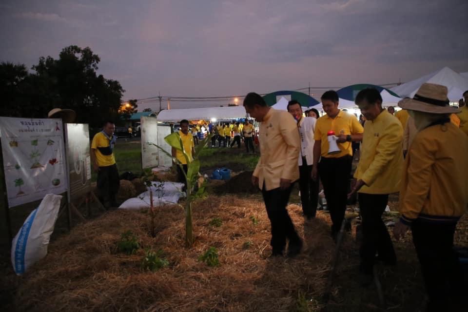 ….ปลัดกระทรวงมหาดไทย เปิดกิจกรรม kick off โครงการพุทธอารยเกษตรวัดระฆัง – กระทรวงมหาดไทย ที่คลอง 15 จังหวัดนครนายก