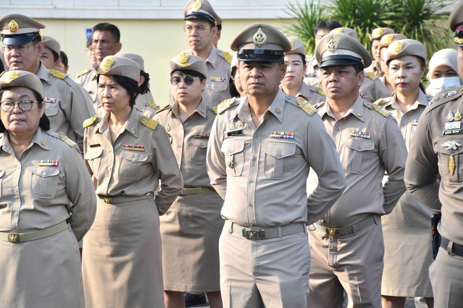 …พช.นครนายก เข้าร่วมกิจกรรมเคารพธงชาติ และร้องเพลงชาติ ประจำเดือนกันยายน 2567 จังหวัดนครนายก