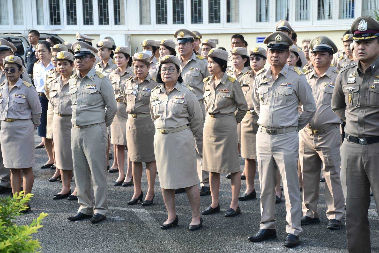 …พช.นครนายก เข้าร่วมกิจกรรมเคารพธงชาติ และร้องเพลงชาติ ประจำเดือนกันยายน 2567 จังหวัดนครนายก