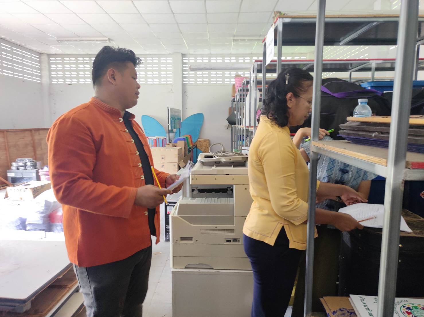 …พช.นครนายก ลงพื้นที่ตรวจสอบพัสดุประจำปี งบประมาณ พ.ศ. 2567