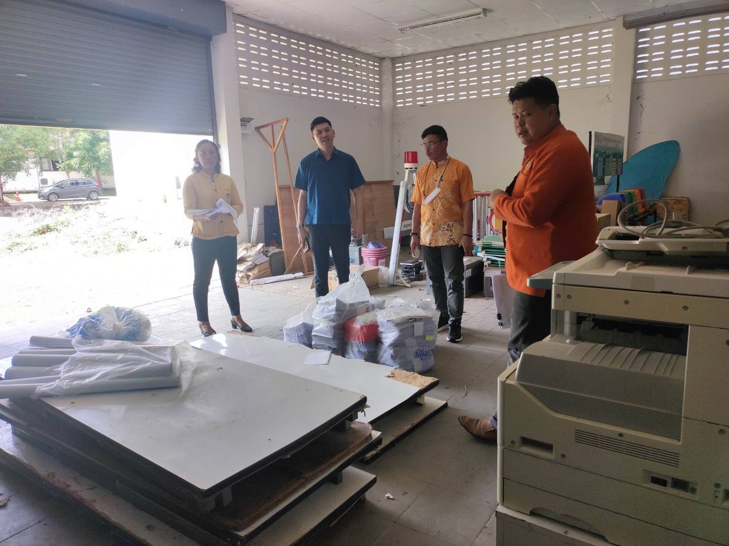 …พช.นครนายก ลงพื้นที่ตรวจสอบพัสดุประจำปี งบประมาณ พ.ศ. 2567