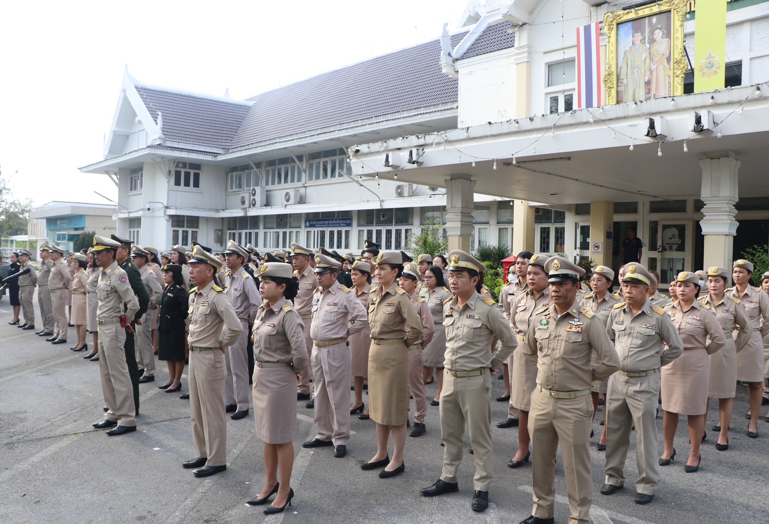 …พช.นครนายก ร่วมกิจกรรมเคารพธงชาติ และร้องเพลงชาติ ประจำเดือนตุลาคม 2567 จังหวัดนครนายก