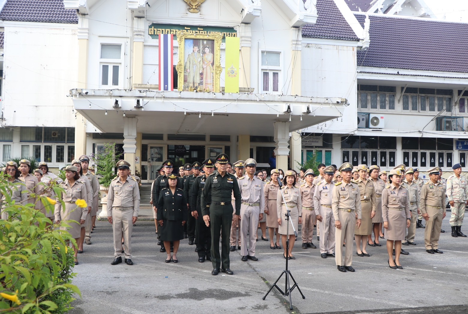 …พช.นครนายก ร่วมกิจกรรมเคารพธงชาติ และร้องเพลงชาติ ประจำเดือนตุลาคม 2567 จังหวัดนครนายก