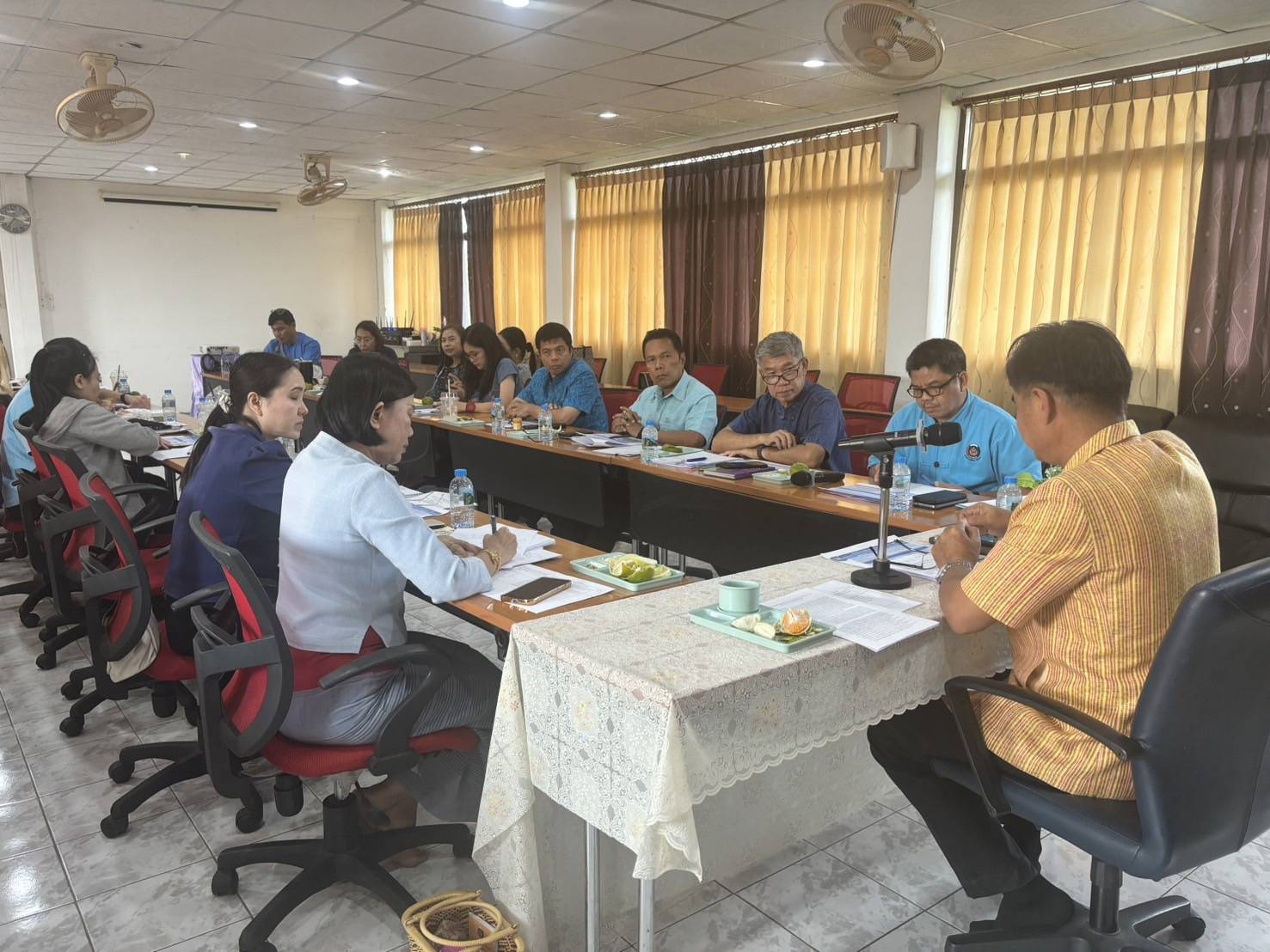 …พช.นครนายก ประชุมผู้อำนวยการกลุ่มงาน นักวิชาการพัฒนาชุมชน และเจ้าหน้าที่พัฒนาชุมชนจังหวัดนครนายก