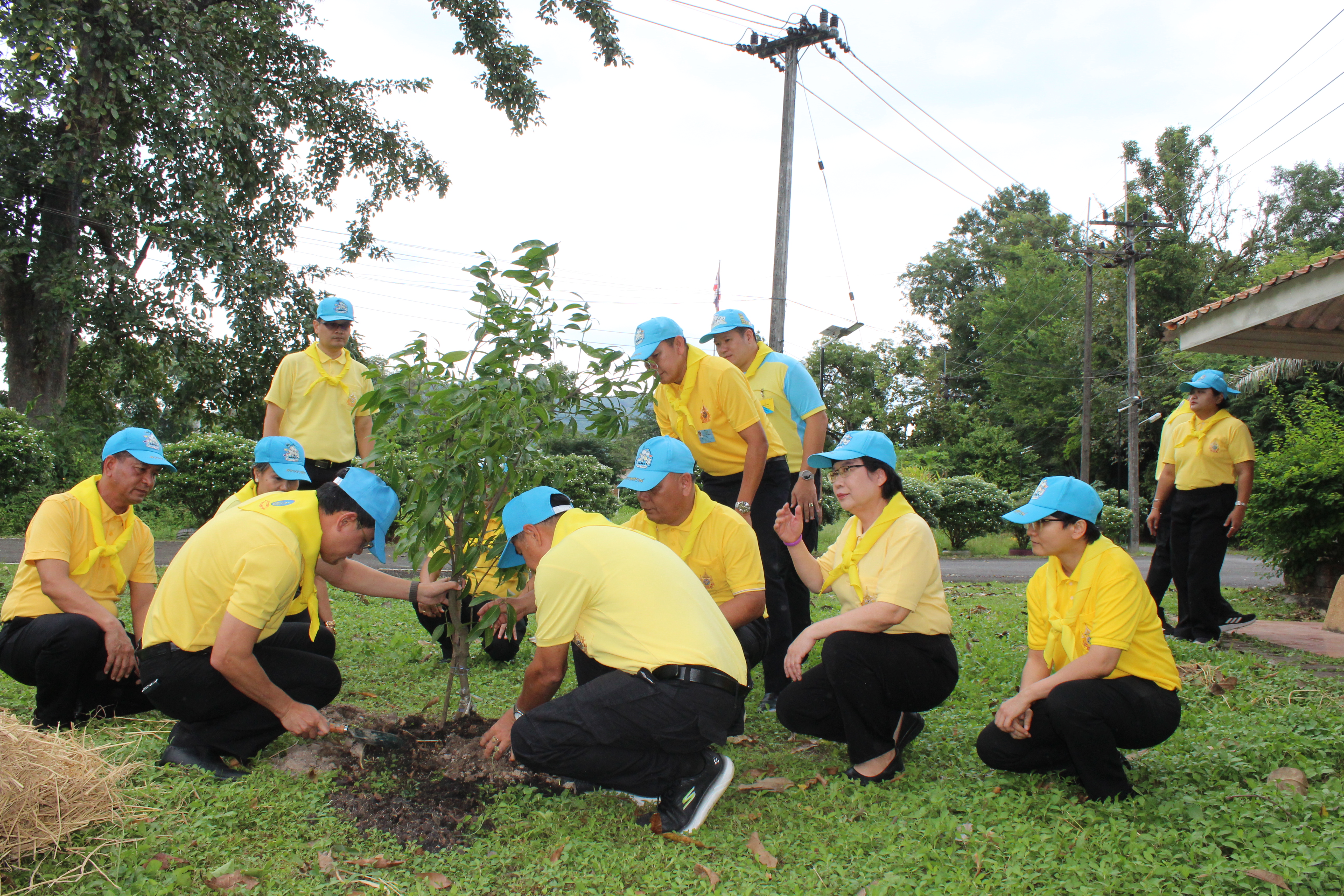 …พช.นครนายก เข้าร่วมโครงการจิตอาสาพระราชทาน “พช.ทำความดีด้วยหัวใจ เทิดทูนสถาบันหลักของชาติ”