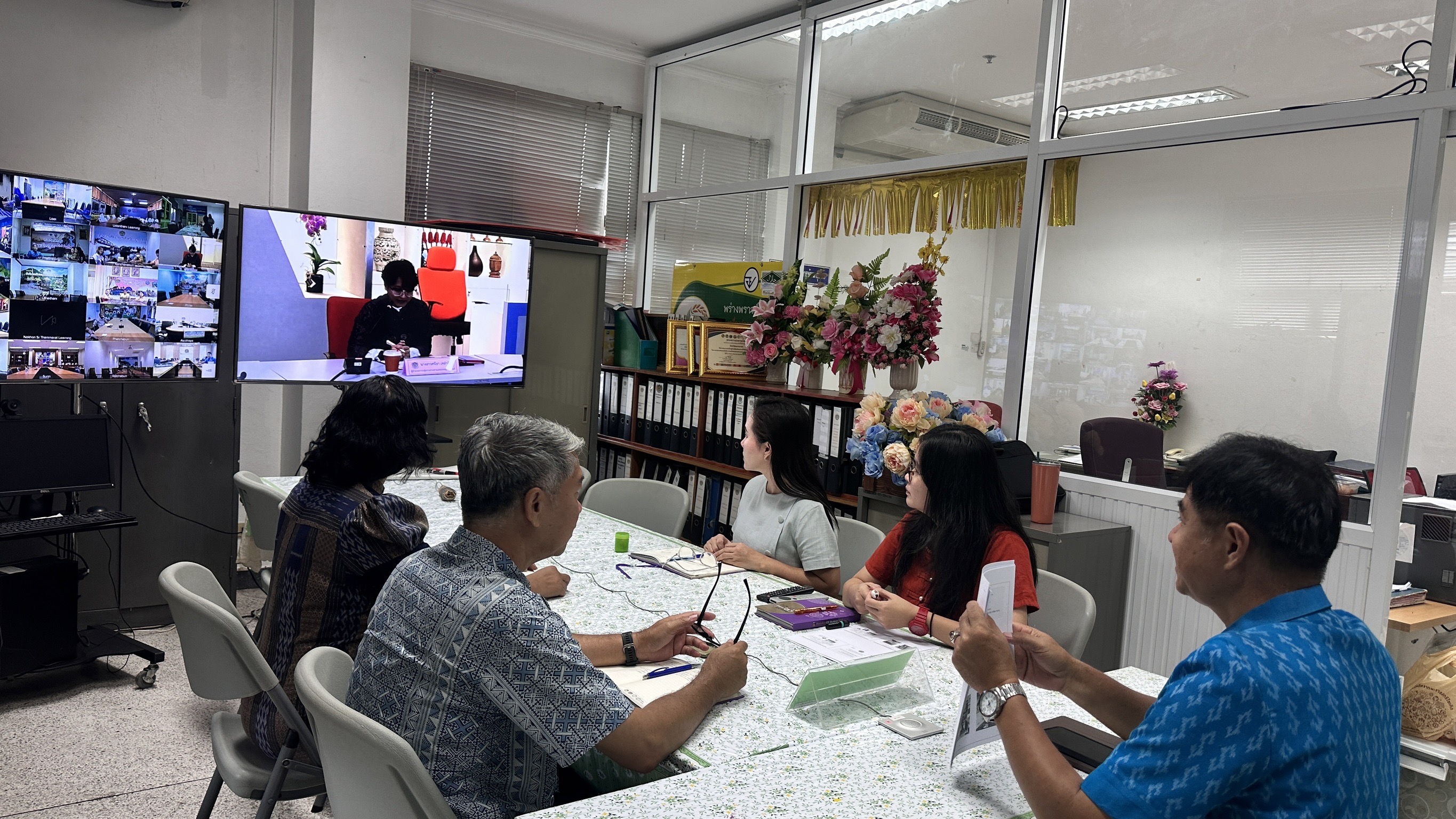 พช.นครนายก เข้าร่วมโครงการบำรุงรักษาระบบประชุมทางไกลผ่านอินเทอร์เน็ตพร้อมอุปกรณ์ศูนย์ข้อมูลกลางเพื่อการตัดสินใจ