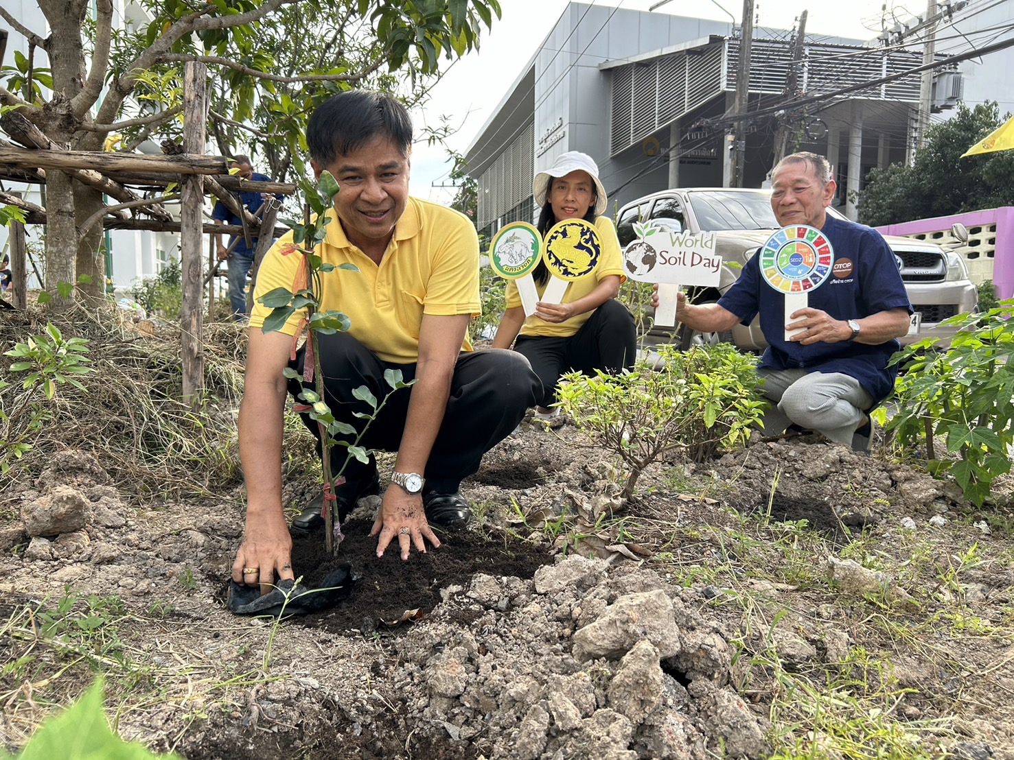 รองผู้ว่าราชการจังหวัดนครนายก KICK OFF “ผู้นำต้องทำก่อน” กิจกรรมเพื่อคุณภาพชีวิตที่ดีและมีความมั่นคงทางอาหาร (GOOD&FOOD SECURITY)