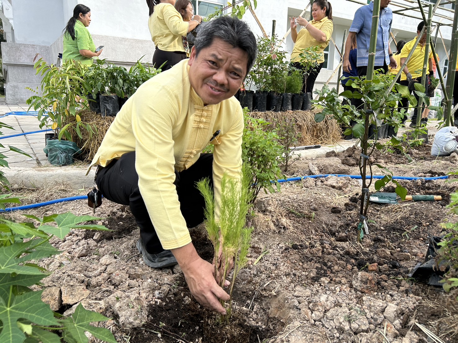 รองผู้ว่าราชการจังหวัดนครนายก KICK OFF “ผู้นำต้องทำก่อน” กิจกรรมเพื่อคุณภาพชีวิตที่ดีและมีความมั่นคงทางอาหาร (GOOD&FOOD SECURITY)