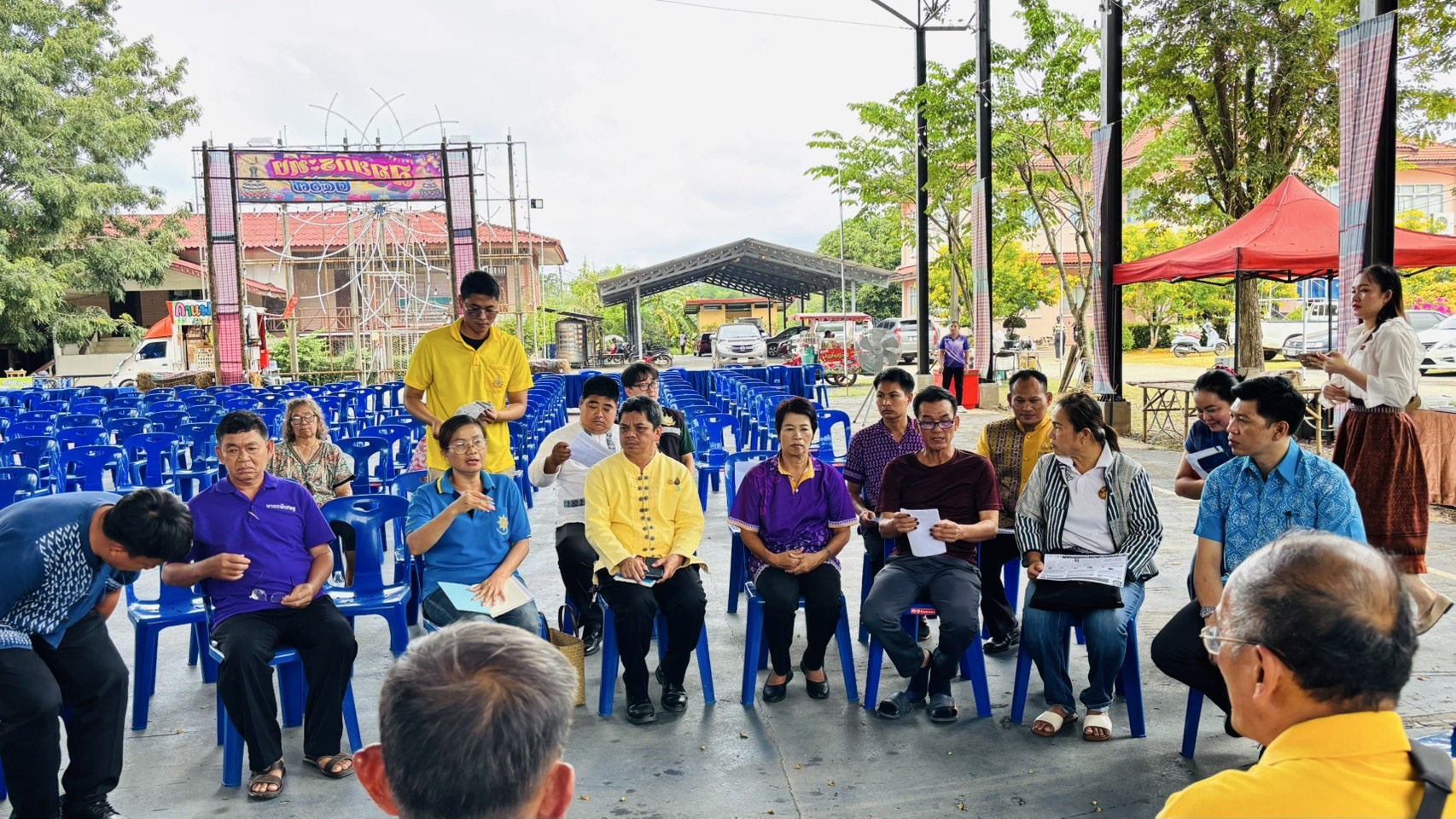 พช.นครนายก ลงพื้นที่ร่วมรับฟังปัญหาความเดือดร้อนของประชาชน กรณีสัตว์ป่า (ช้างป่าและหมีป่า) เข้าสร้างความเดือดร้อนแก่ประชาชน