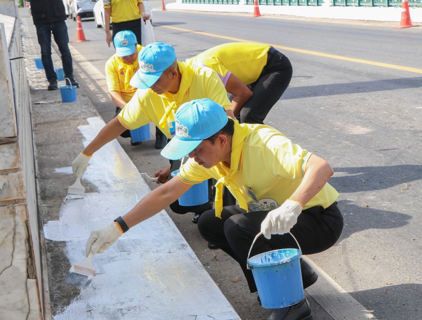 …พช.นครนายก ร่วมกิจกรรมจิตอาสาการพัฒนาถนนสายจงรักภักดี จังหวัดนครนายก