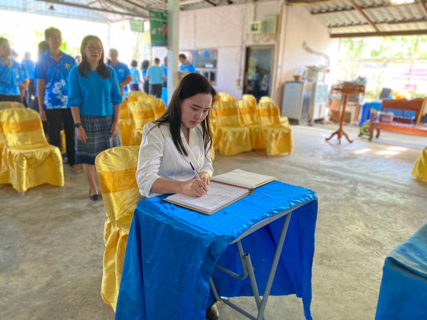 …พช.นครนายก ร่วมกิจกรรม 25 พฤศจิกายน วันกองทุนแม่ของแผ่นดิน ภายใต้แนวคิด “2 ทศวรรษ กองทุนแม่ของแผ่นดิน ครอบครัวอบอุ่น ชุมชนเข้มแข็ง” ตำบลดอนยอ