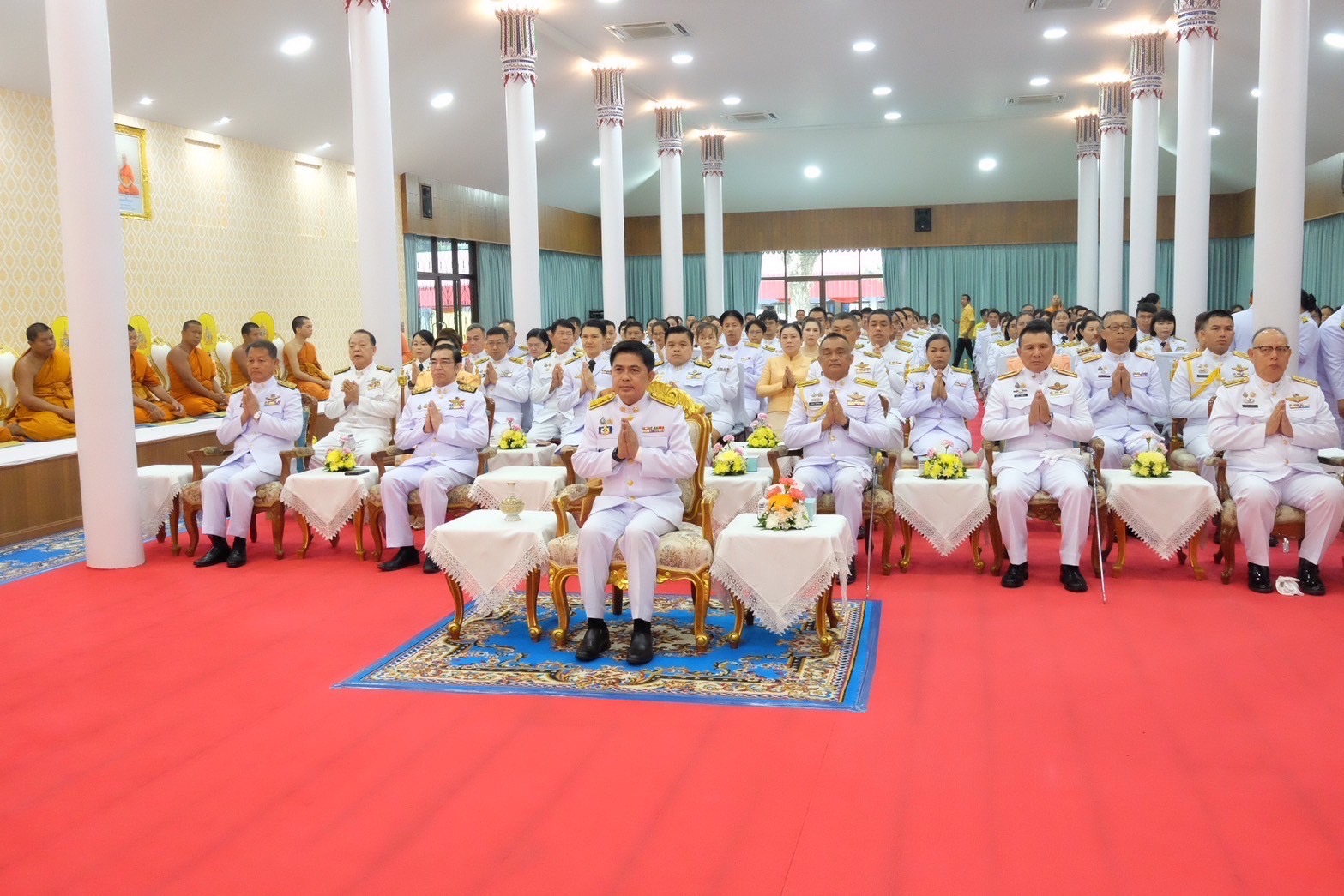 …พช.นครนายก ร่วมพิธีเจริญพระพุทธมนต์และพิธีทำบุญตักบาตรเพื่อถวายเป็นพระราชกุศลแด่สมเด็จพระเจ้าลูกเธอ เจ้าฟ้าพัชรกิติยาภา นเรนทิราเทพยวดี กรมหลวงราชสาริณีสิริพัชร มหาวัชรราชธิดา เนื่องในโอกาสวันคล้ายวันประสูติ 7 ธันวาคม 2567