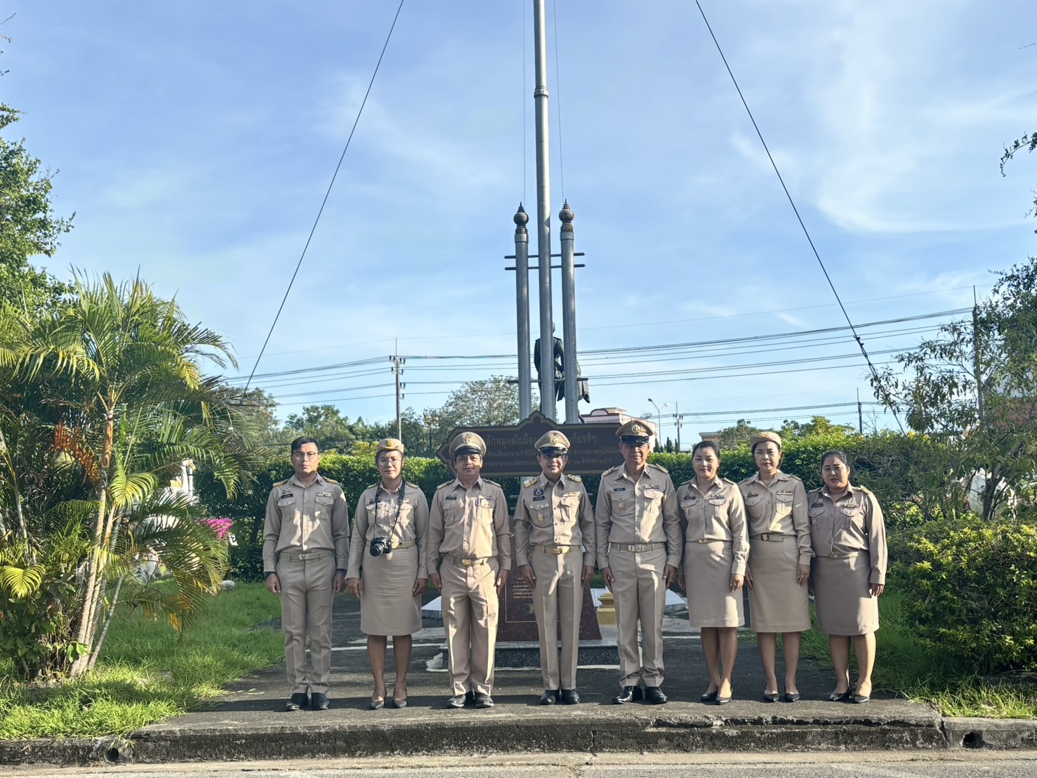 …พช.นครนายก ร่วมกิจกรรมเคารพธงชาติ และร้องเพลงชาติ ประจำเดือนพฤศจิกายน 2567 จังหวัดนครนายก