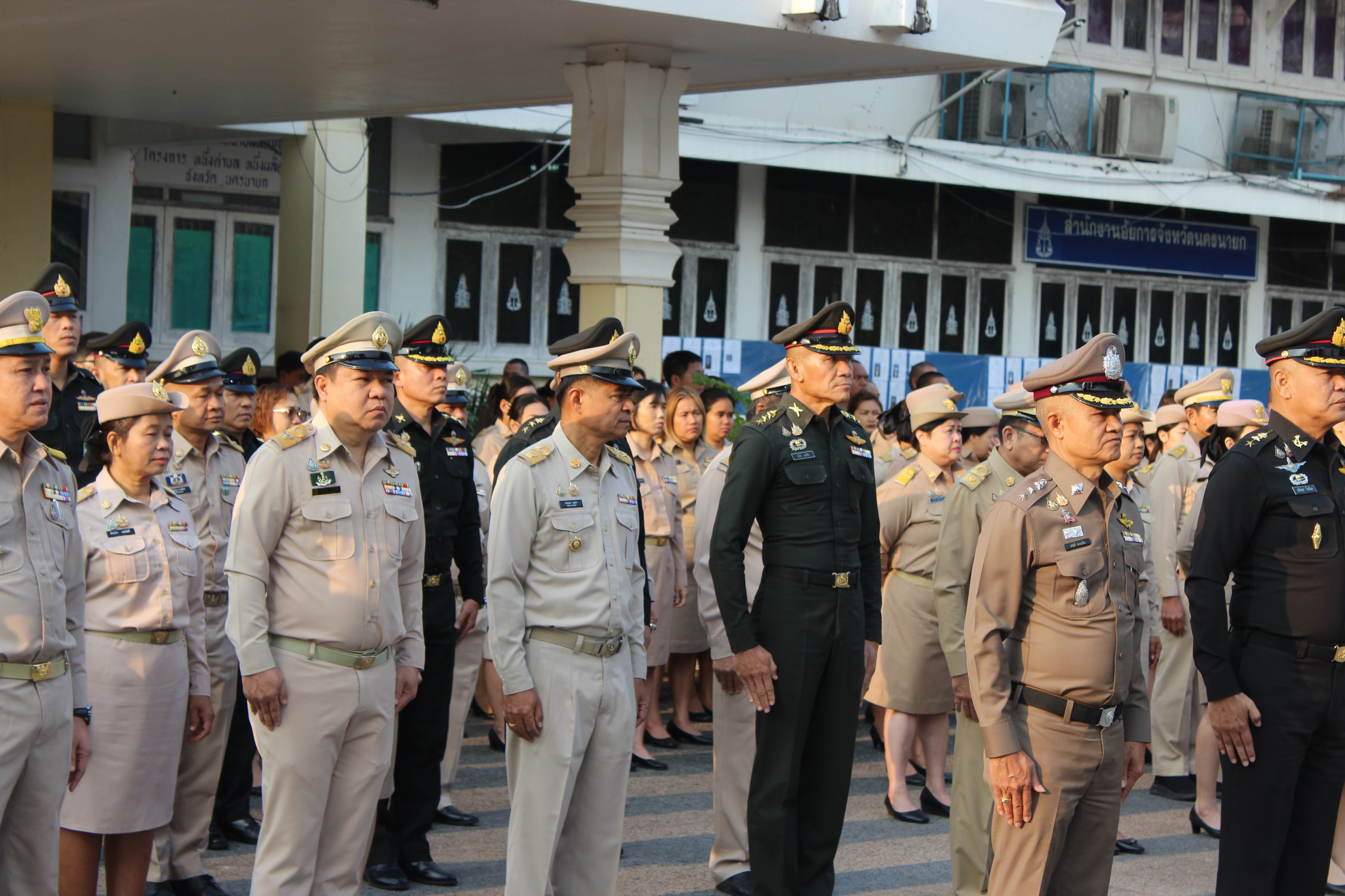 …พช.นครนายก ร่วมกิจกรรมเคารพธงชาติ และร้องเพลงชาติ ประจำเดือนมกราคม 2568