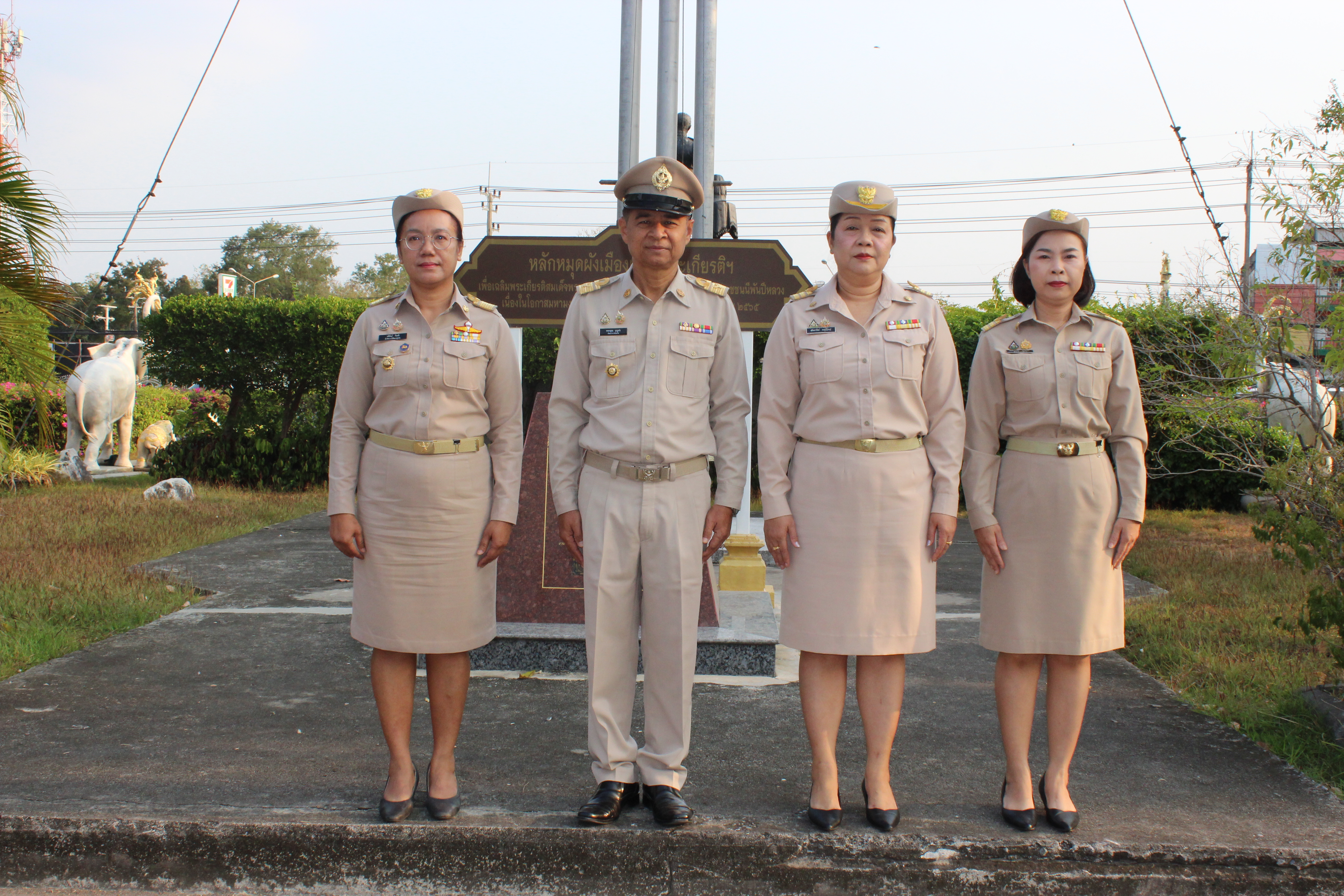 …พช.นครนายก ร่วมกิจกรรมเคารพธงชาติ และร้องเพลงชาติ ประจำเดือนมกราคม 2568