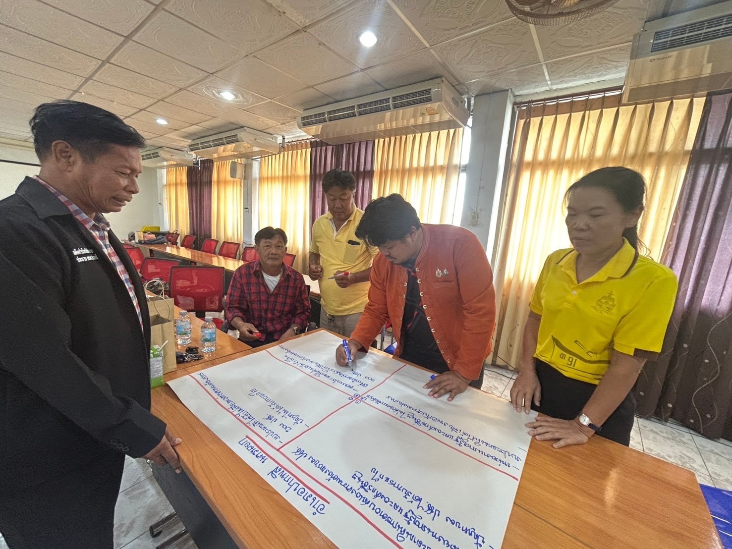 🏠 สำนักงานพัฒนาชุมชนจังหวัดนครนายก:จัดประชุมเชิงปฏิบัติการเสริมสร้างทักษะคณะกรรมการบริหารศูนย์ประสานงานองค์การชุมชนระดับอำเภอ (ศอช.อ.) ปีงบประมาณ พ.ศ.2568
