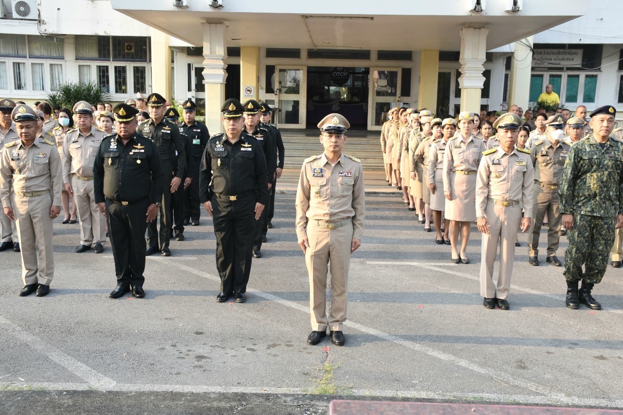 …พช.นครนายก ร่วมกิจกรรมเคารพธงชาติ และร้องเพลงชาติ ประจำเดือนกุมภาพันธ์ 2568