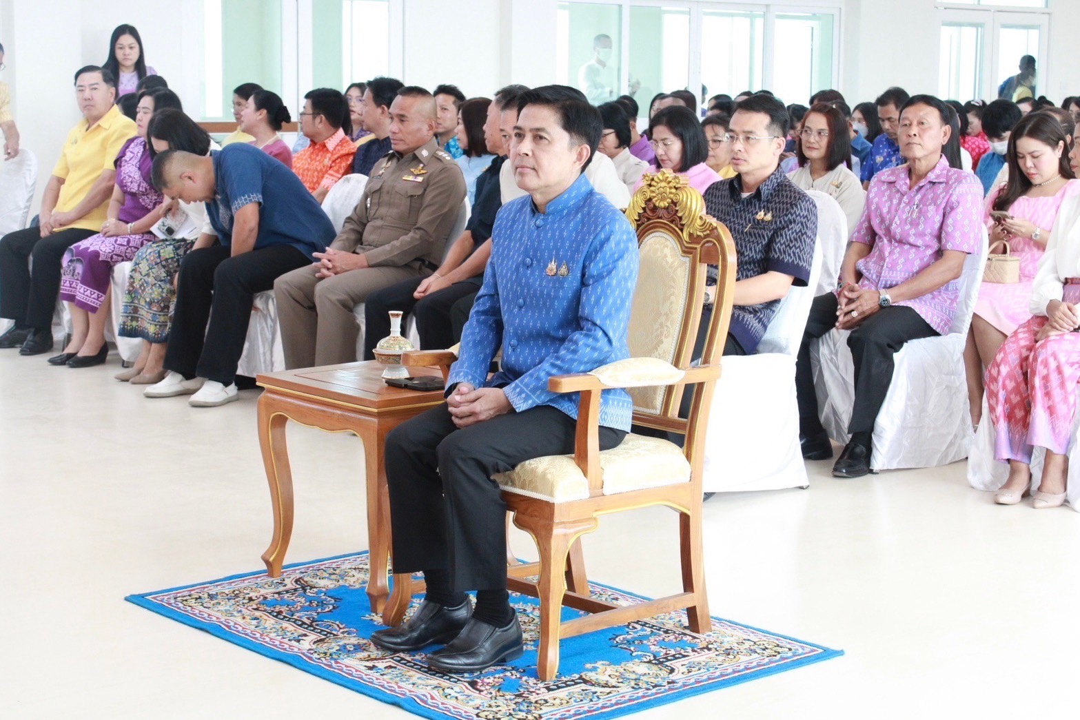 …พช.นครนายก ร่วมพิธีทำบุญอาคารศาลากลางจังหวัดนครนายก 5 ชั้น (หลังใหม่)