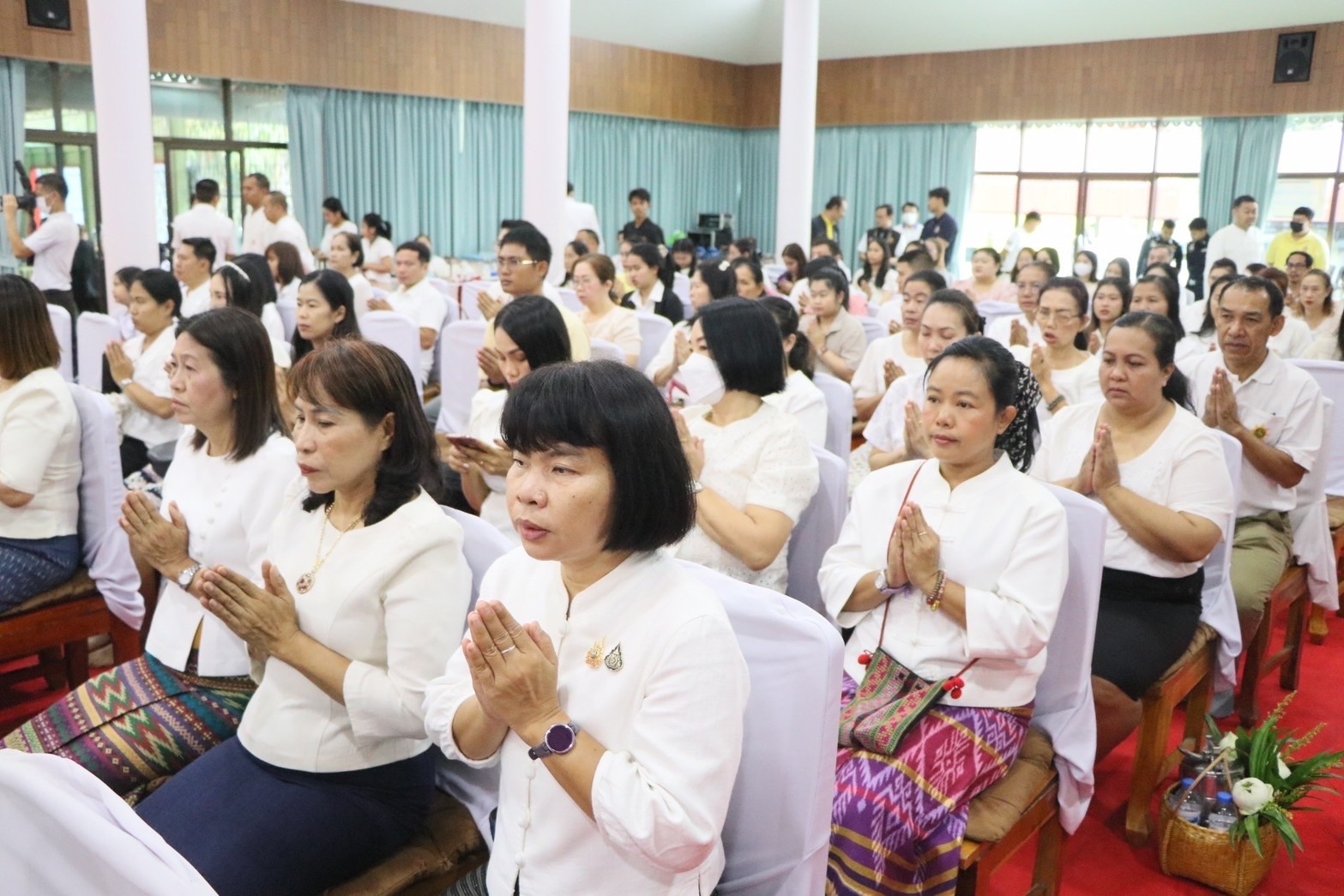 พช.นครนายก : ร่วมกิจกรรมส่งเสริมการเผยแผ่พระพุทธศาสนา ตามมติมหาเถรสมาคม เนื่องในเทศบาลวันสำคัญทางพระพุทธศาสนา (วันมาฆบูชา) และกิจกรรมผู้ว่าฯ พาแต่งกายผ้าไทย หิ้วปิ่นโตเข้าวัด ศรัทธาอิ่มบุญเกื้อหนุนพระพุทธศาสนา รักษาสิ่งแวดล้อม จังหวัดนครนายก ประจำปี 2568