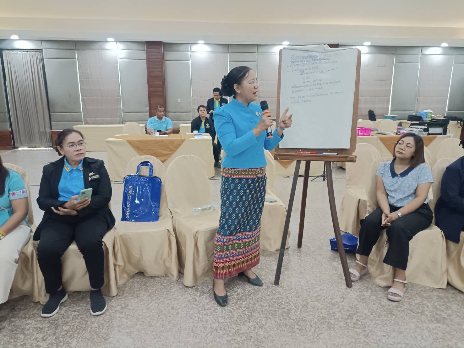 …พช.นครนายกร่วมโครงการอบรมหลักสูตรวิทยากรกระบวนการกองทุนแม่ของแผ่นดิน (ครู ข)