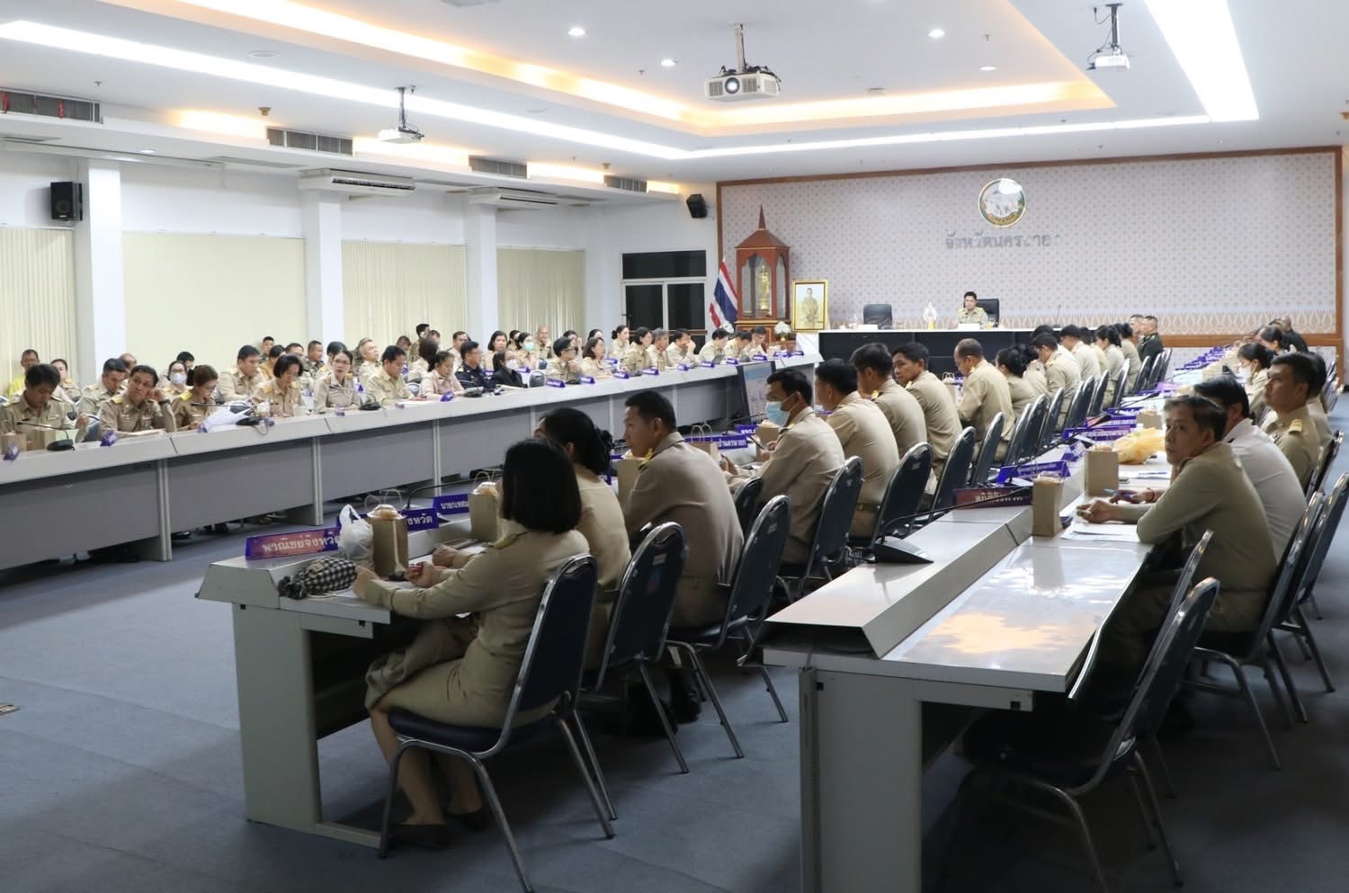 …พช.นครนายก ร่วมประชุมประจำเดือนหัวหน้าส่วนราชการ หัวหน้าหน่วยงานรัฐวิสาหกิจ ในสังกัดกระทรวงมหาดไทย ประจำจังหวัดนครนายก