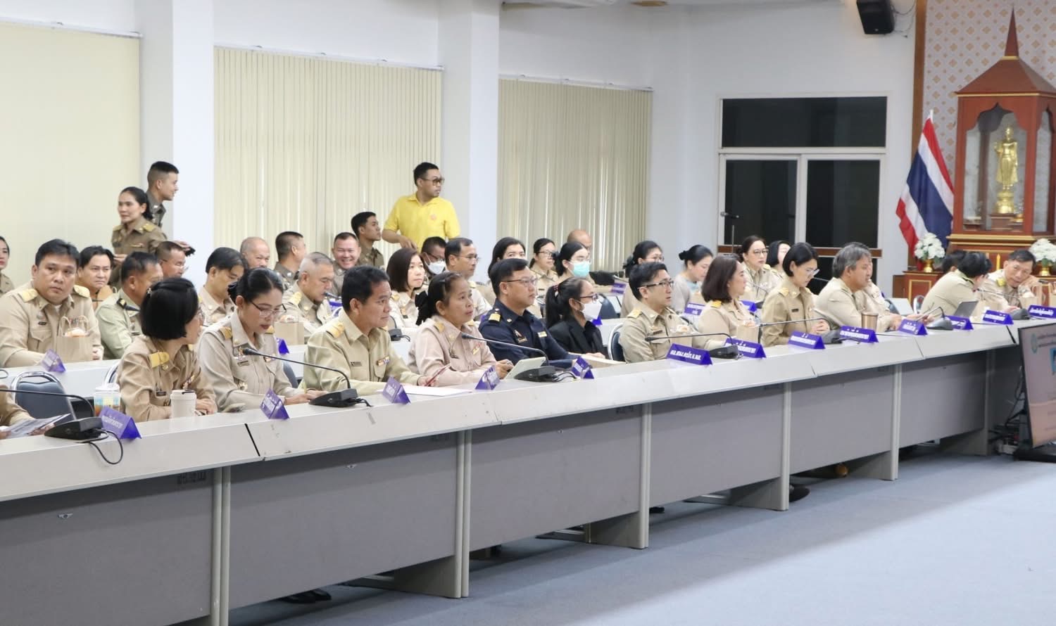 …พช.นครนายก ร่วมประชุมประจำเดือนหัวหน้าส่วนราชการ หัวหน้าหน่วยงานรัฐวิสาหกิจ ในสังกัดกระทรวงมหาดไทย ประจำจังหวัดนครนายก