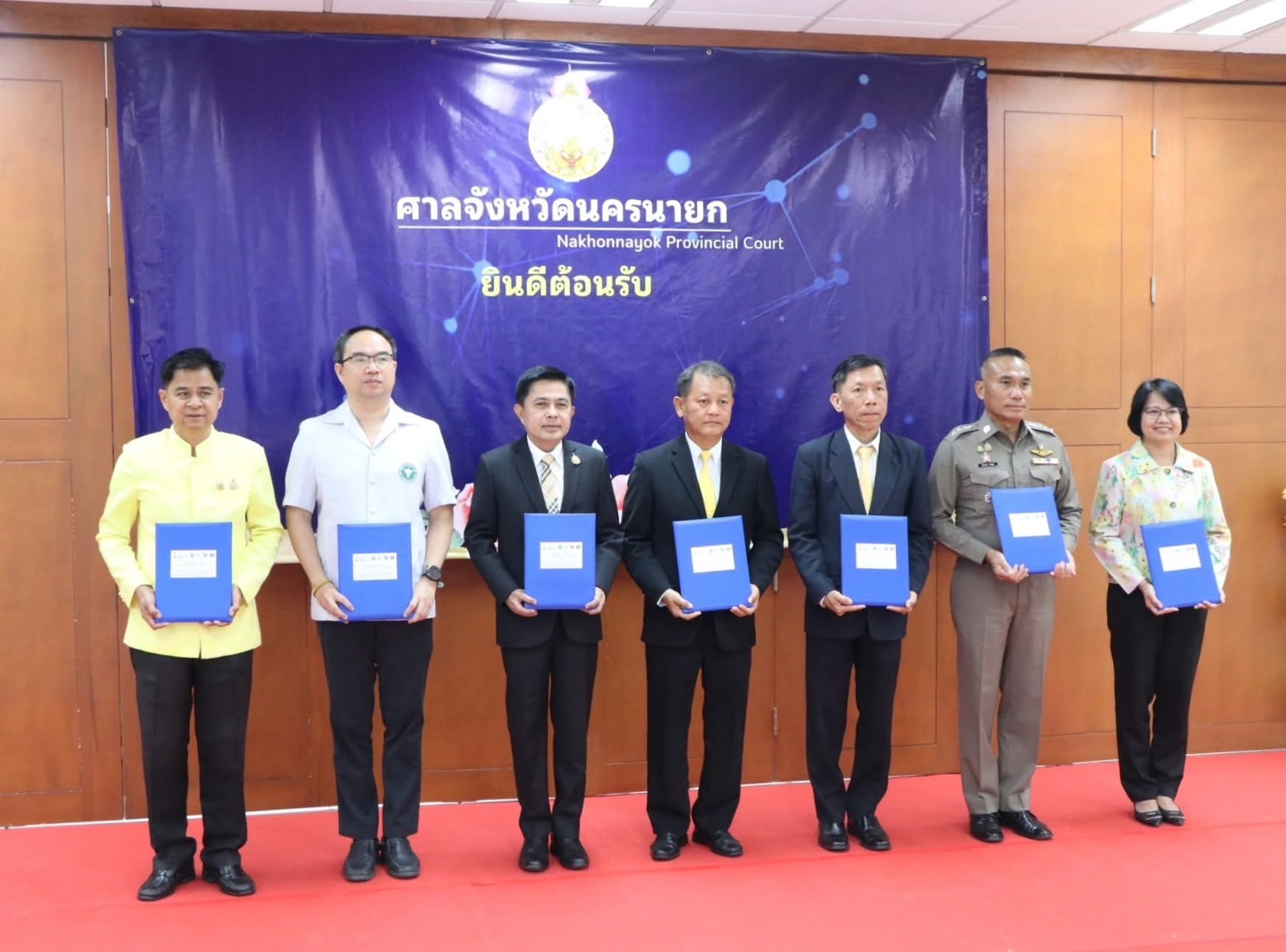 …พช.นครนายก ร่วมลงนามบันทึกข้อตกลงความร่วมมือ (Memorandum of Understanding : MOU) เกี่ยวกับการบำบัดรักษาและฟื้นฟูสมรรถภาพผู้เสพหรือผู้ติดยาเสพติด