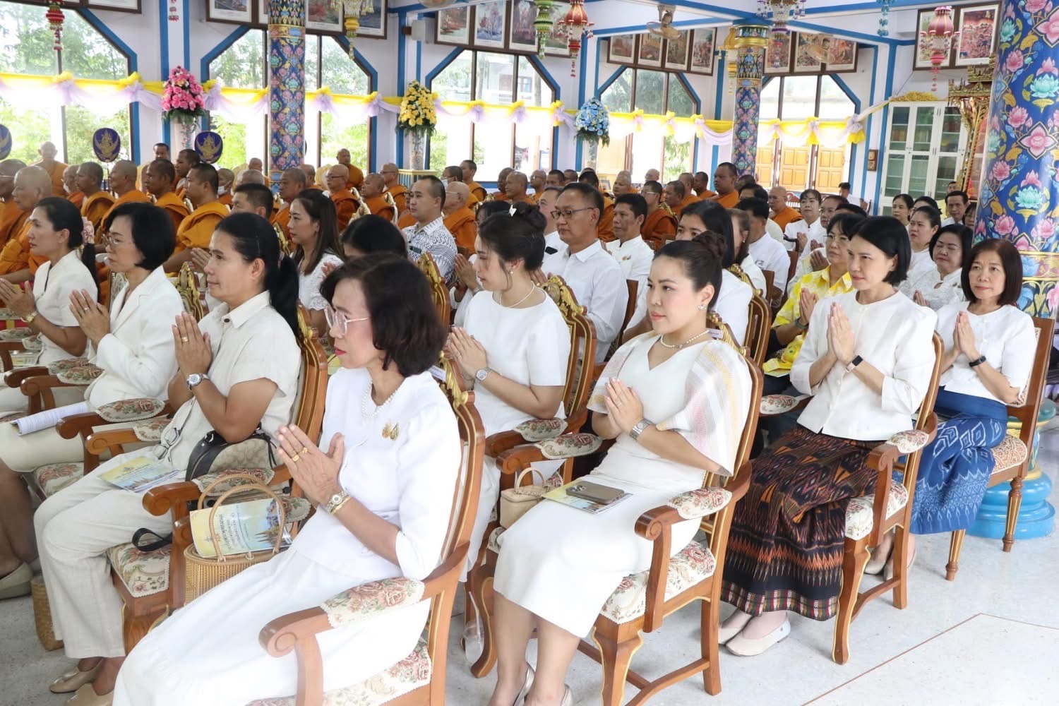 …พช.นครนายก ร่วมพิธีเจริญพระพุทธมนต์ถวายพระพรชัยมงคลแด่พระบาทสมเด็จพระเจ้าอยู่หัวและพระบรมวงศานุวงศ์ ประจำปีพุทธศักราช 2568