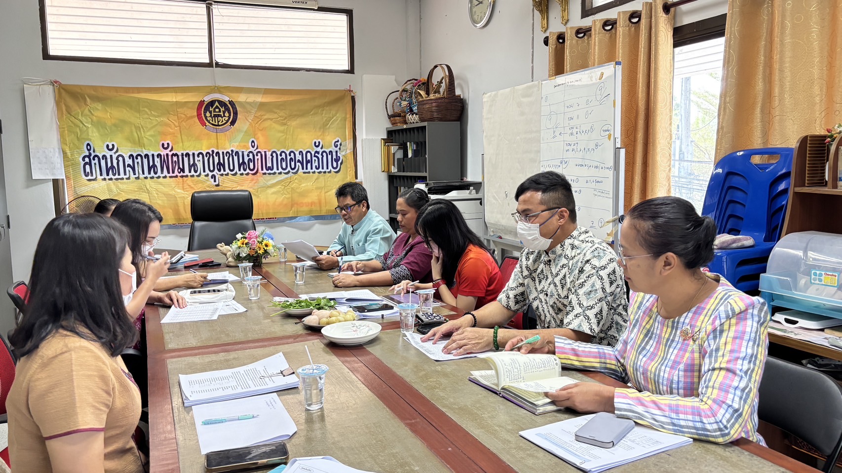 พช.นครนายก นิเทศ ติดตาม สนับสนุน การดำเนินงานตามนโยบายรัฐบาล กระทรวงมหาดไทย และแผนการปฏิบัติราชการกรมการพัฒนาชุมชน ประจำปีงบประมาณ พ.ศ. 2568