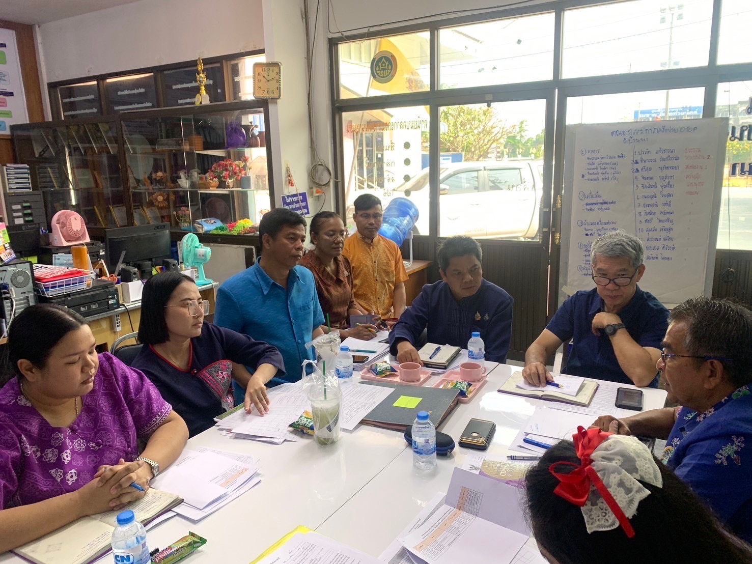 พช.นครนายก นิเทศ ติดตาม สนับสนุน การดำเนินงานตามนโยบายรัฐบาล กระทรวงมหาดไทย และแผนการปฏิบัติราชการกรมการพัฒนาชุมชน ประจำปีงบประมาณ พ.ศ. 2568