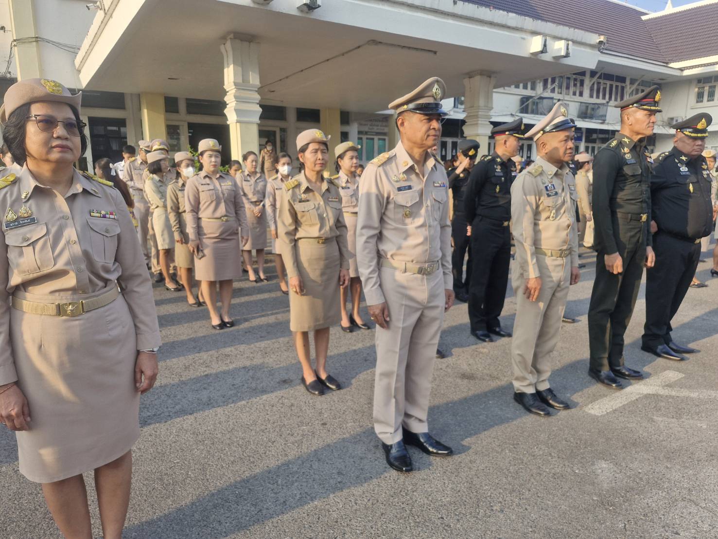 …พช.นครนายก ร่วมกิจกรรมเคารพธงชาติ และร้องเพลงชาติ ประจำเดือนกุมภาพันธ์ 2568