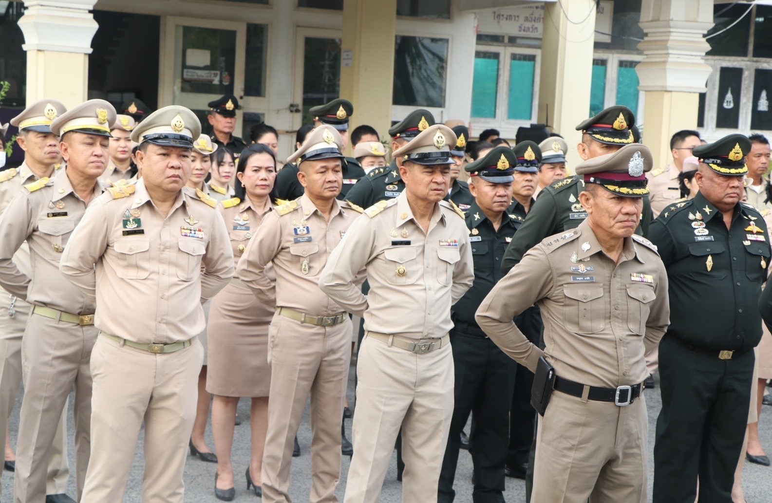 …พช.นครนายก ร่วมกิจกรรมเคารพธงชาติ และร้องเพลงชาติ ประจำเดือนมีนาคม 2568