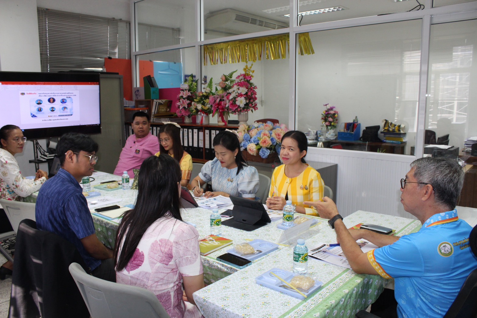 ..พช.นครนายก ร่วมให้การต้อนรับคณะสนับสนุนการดำเนินงานสารสนเทศตำบลต้นแบบเพื่อการพัฒนาคุณภาพชีวิต ประจำปีงบประมาณ พ.ศ. 2568