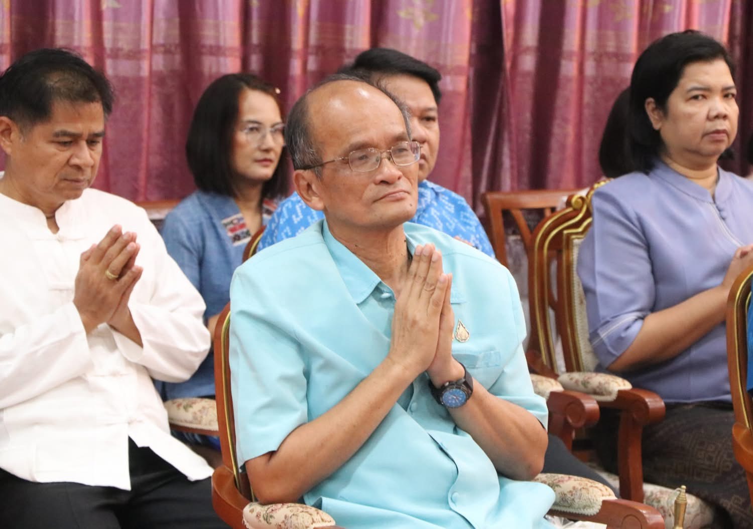 …พช.นครนายก ร่วมกิจกรรมผู้ว่าพาแต่งกายผ้าไทย หิ้วปิ่นโตเข้าวัด ศรัทธาอิ่มบุญ เกื้อหนุนพระพุทธศาสนา รักษาสิ่งแวดล้อม จังหวัดนครนายก