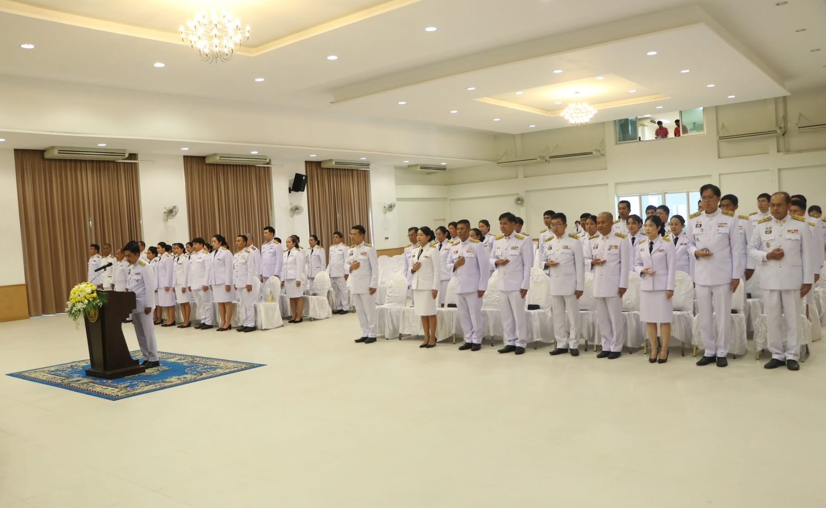 ..พช.นครนายก ร่วมพิธีรับเหรียญที่ระลึกพระราชทานฯ เนื่องในวันข้าราชการพลเรือน และวันคล้ายวันสถาปนากระทรวงมหาดไทย 133 ปี วันที่ 1 เมษายน 2568 จังหวัดนครนายก