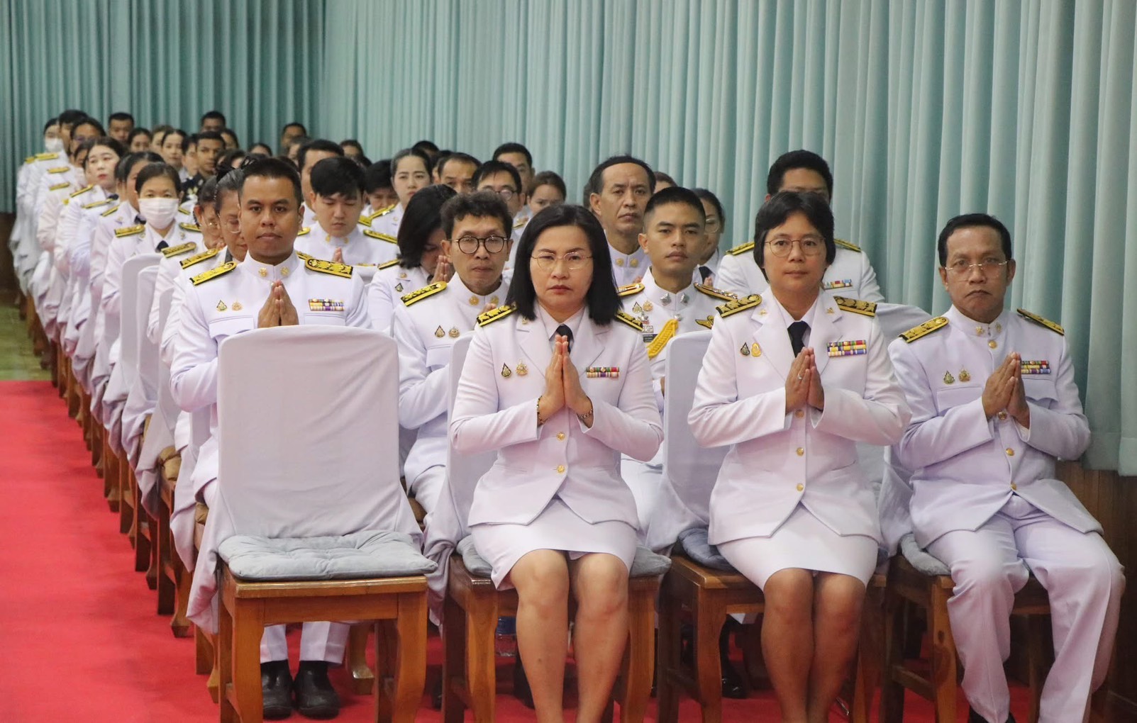 …พช.นครนายก ร่วมพิธีเจริญพระพุทธมนต์และทำบุญตักบาตรถวายพระราชกุศล เนื่องในวันคล้ายวันพระราชสมภพ สมเด็จพระกนิษฐาธิราชเจ้า กรมสมเด็จพระเทพรัตนราชสุดาฯ สยามบรมราชกุมารี เนื่องในโอกาสวันคล้ายวันพระราชสมภพ 2 เมษายน 2568