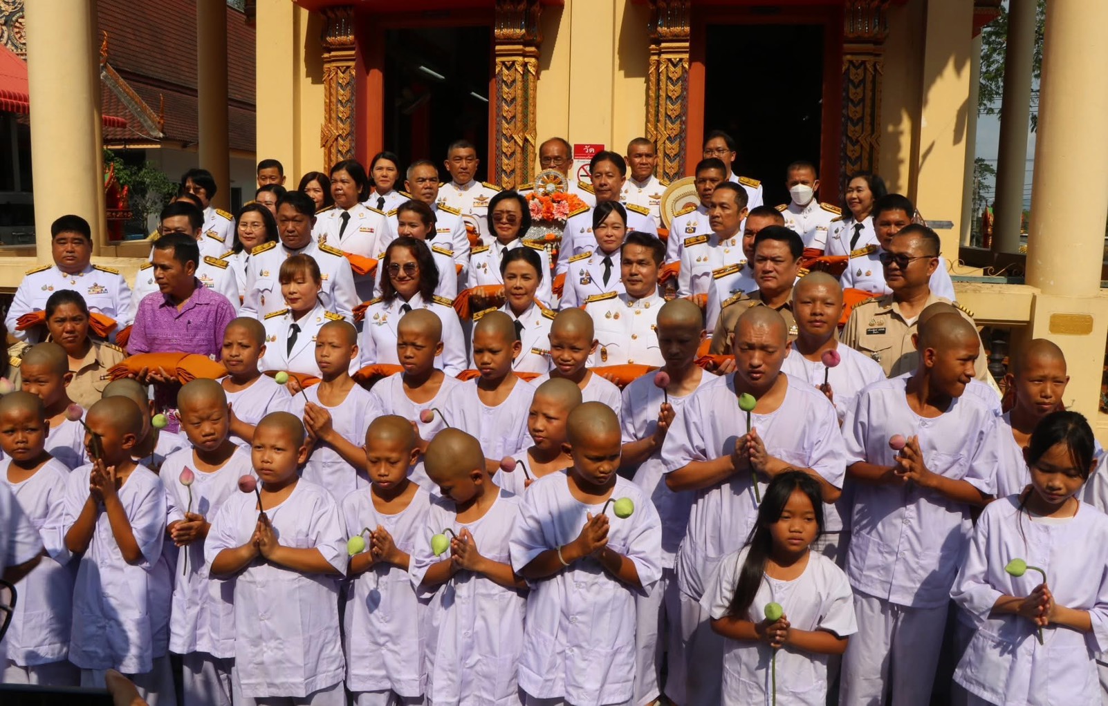 …พช.นครนายก ร่วมพิธีบรรพชาสามเณร เฉลิมพระเกียรติสมเด็จพระกนิษฐาธิราชเจ้า กรมสมเด็จพระเทพรัตนราชสุดาฯ สยามบรมราชกุมารี เนื่องในโอกาสวันคล้ายวันพระราชสมภพ 2 เมษายน